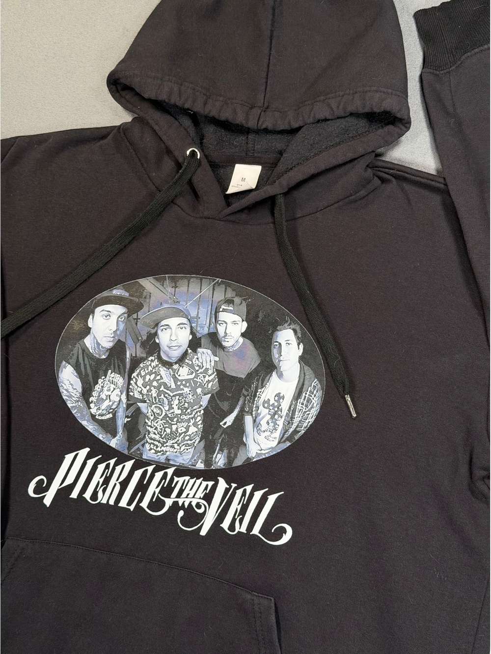 Pierce The Veil Hoodie Medium Black Band Photo Graphic Emo Post Hardcore